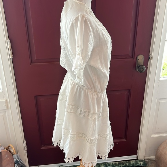 Anthropologie Peixoto Embroidered Lace Cover-Up Dress Size L NWT READ - Picture 12 of 17